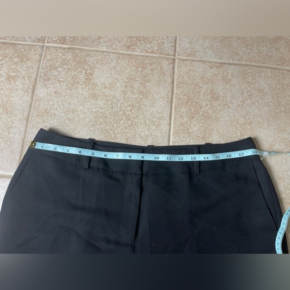 Ann Taylor Black Wide Leg Curvy Pants Size 12 - Picture 5 of 8